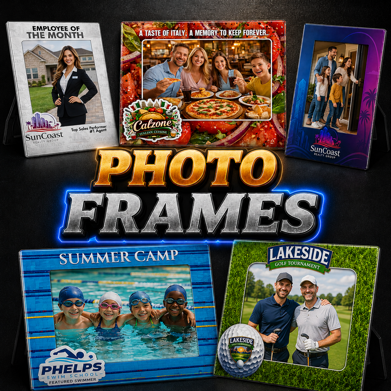 Custom Acrylic Photo Frames with a Clean, Modern Look